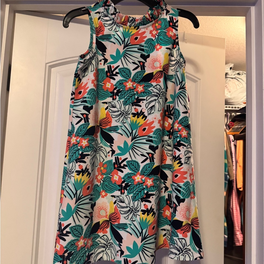 Crown & Ivy Colorful Floral Kids Dress